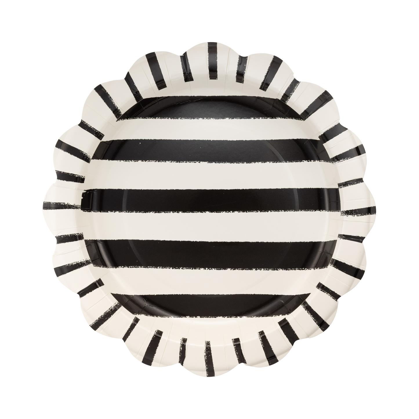 Halloween Sketchy Stripes 11" Plate
