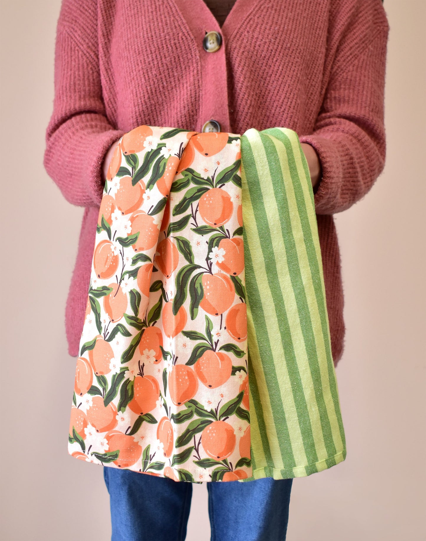 Peaches Kitchen Towel Set