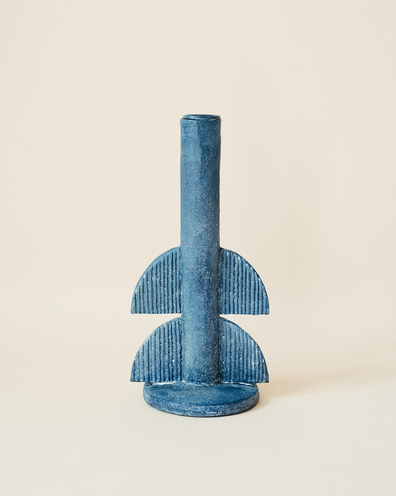 Distressed Resin Taper Holder