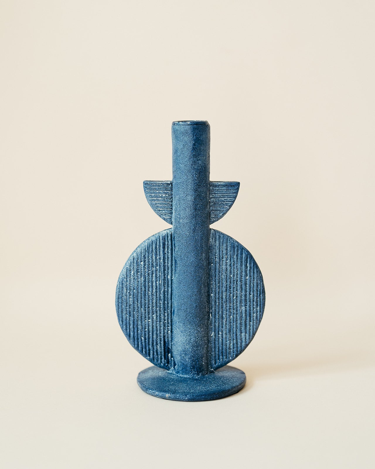 Distressed Resin Taper Holder