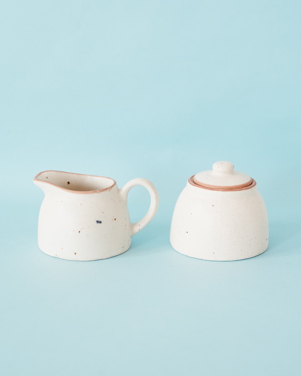 Stoneware Creamer & Sugar Set