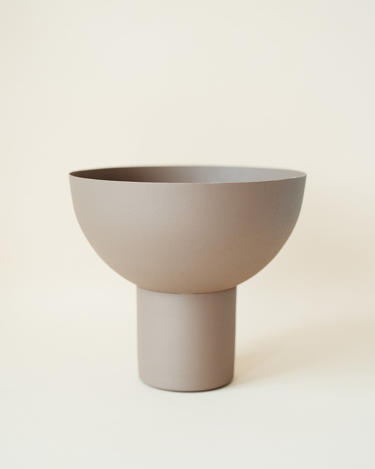 Decorative Metal Footed Bowl