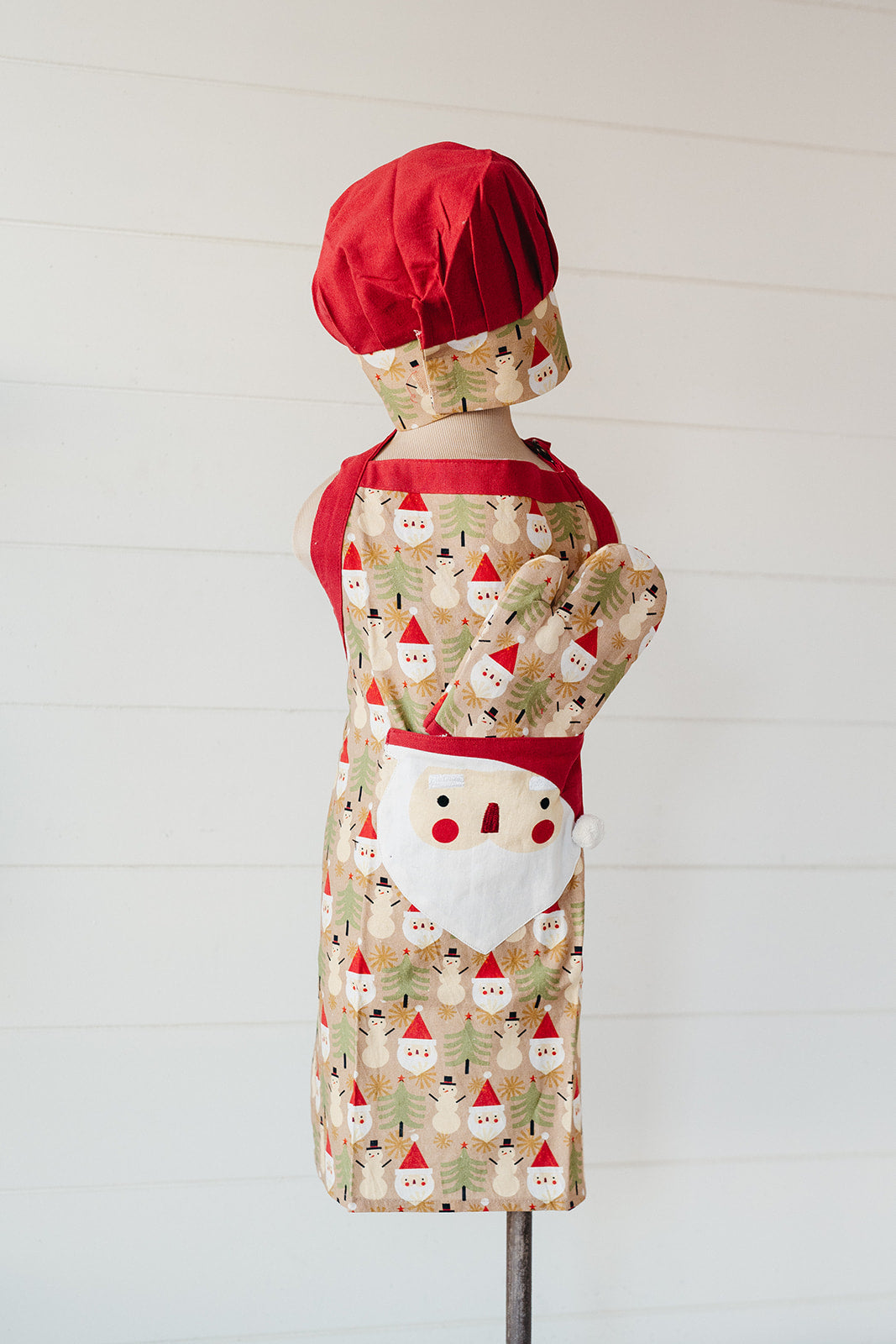 Kids Santa Apron Set