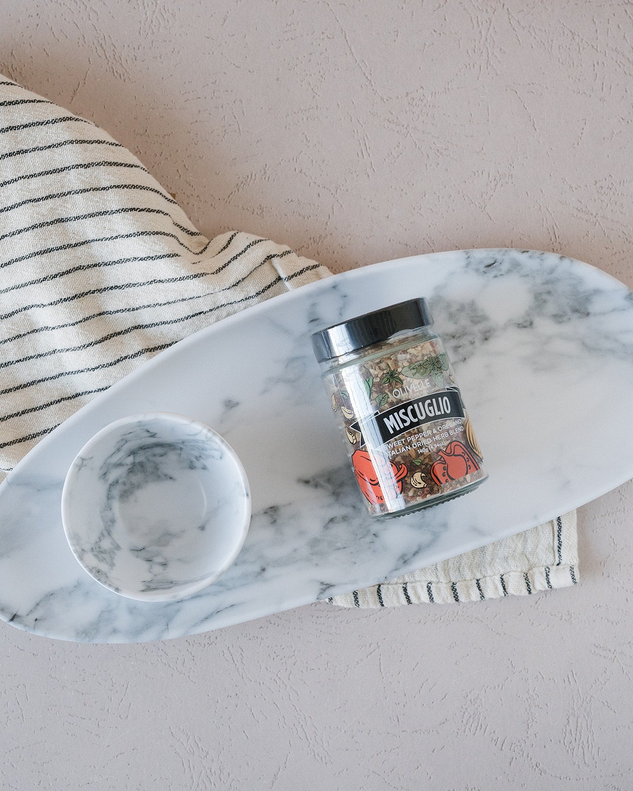 White Marble Deep Bowl