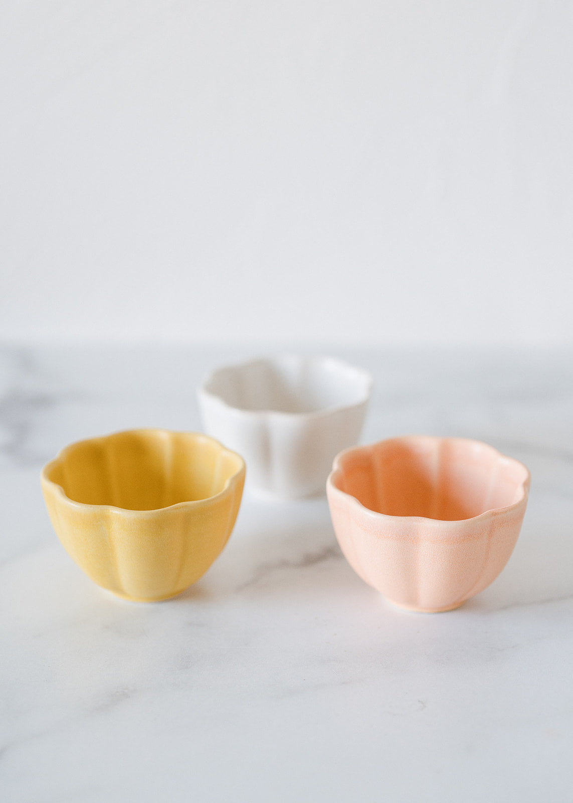 Stoneware Flower Shaped Bowl