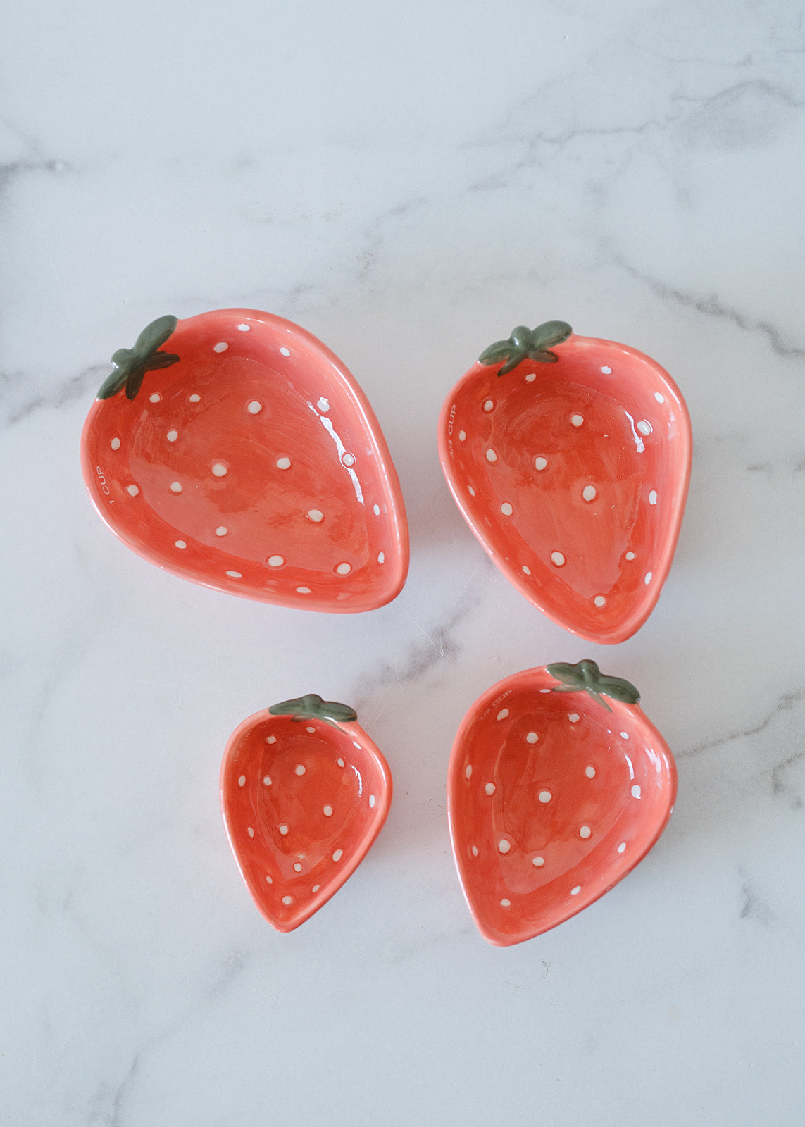 Strawberry Shaped Measuring Cups