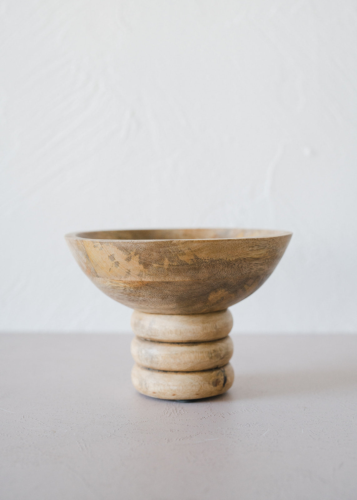 Ribbed Mango Footed Bowl