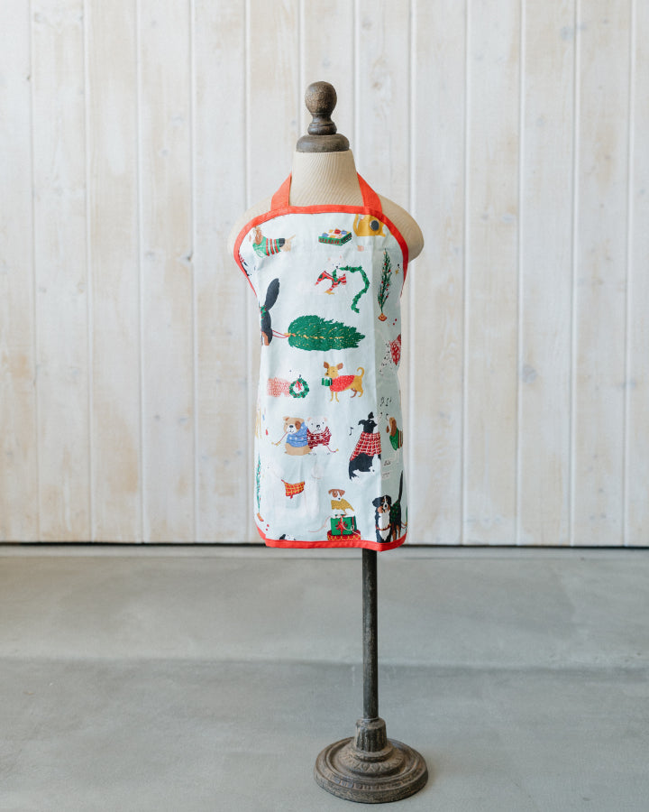 Holiday Hounds Kid's Apron
