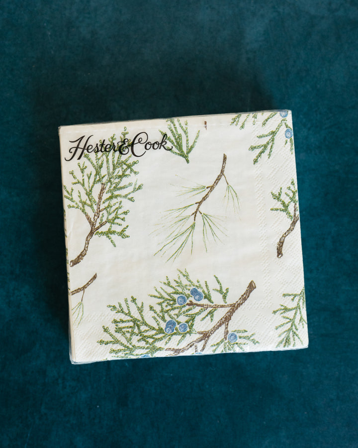 Juniper Sprigs Cocktail Napkins