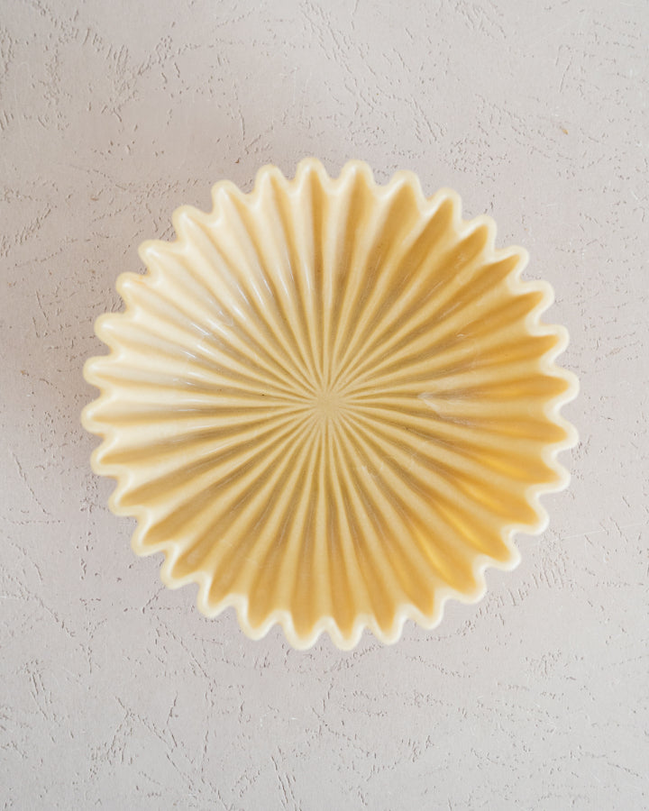 Resin Pleated Catch-All Bowl