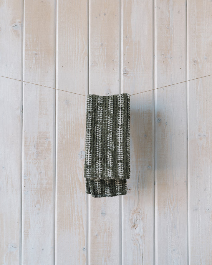 TT Block Print Waffle Fern