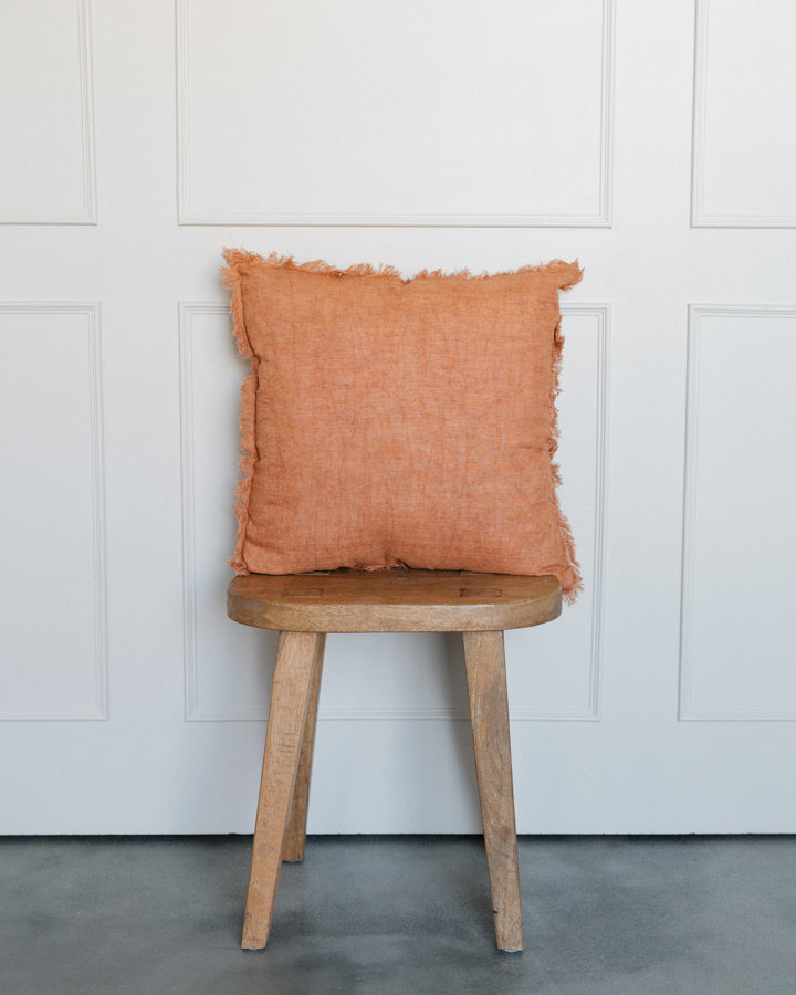 20" Stonewashed Linen Pillow