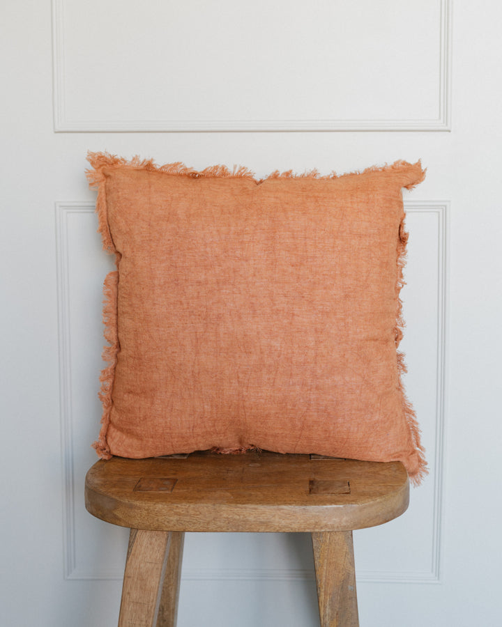 20" Stonewashed Linen Pillow