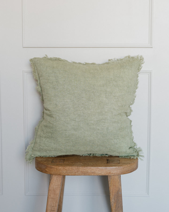20" Stonewashed Linen Pillow