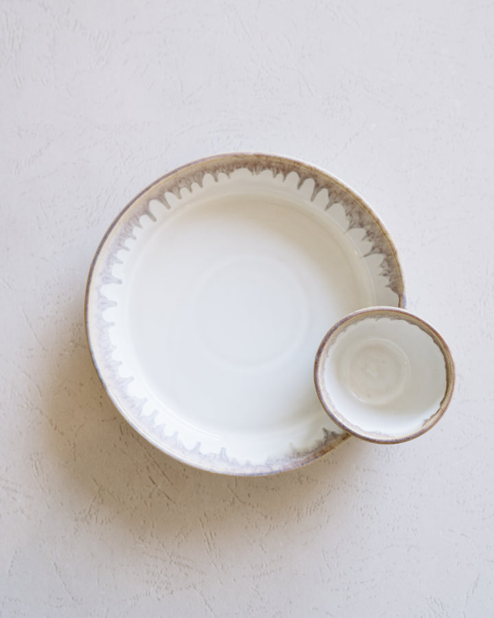 Stoneware Section Serving Dish