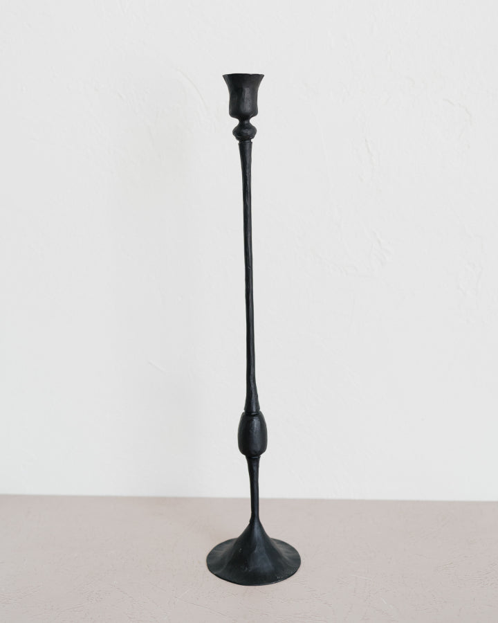 20"H Cast Iron Taper Holder