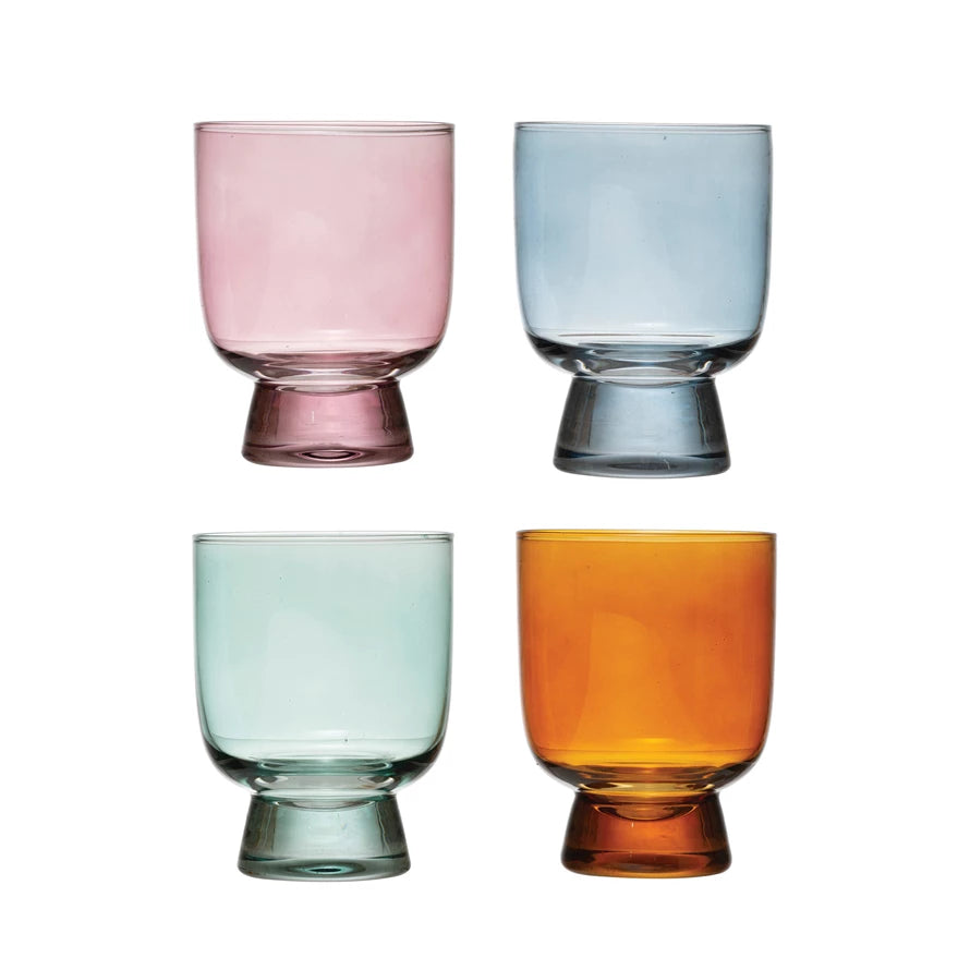 6oz Colored Drinking Glass