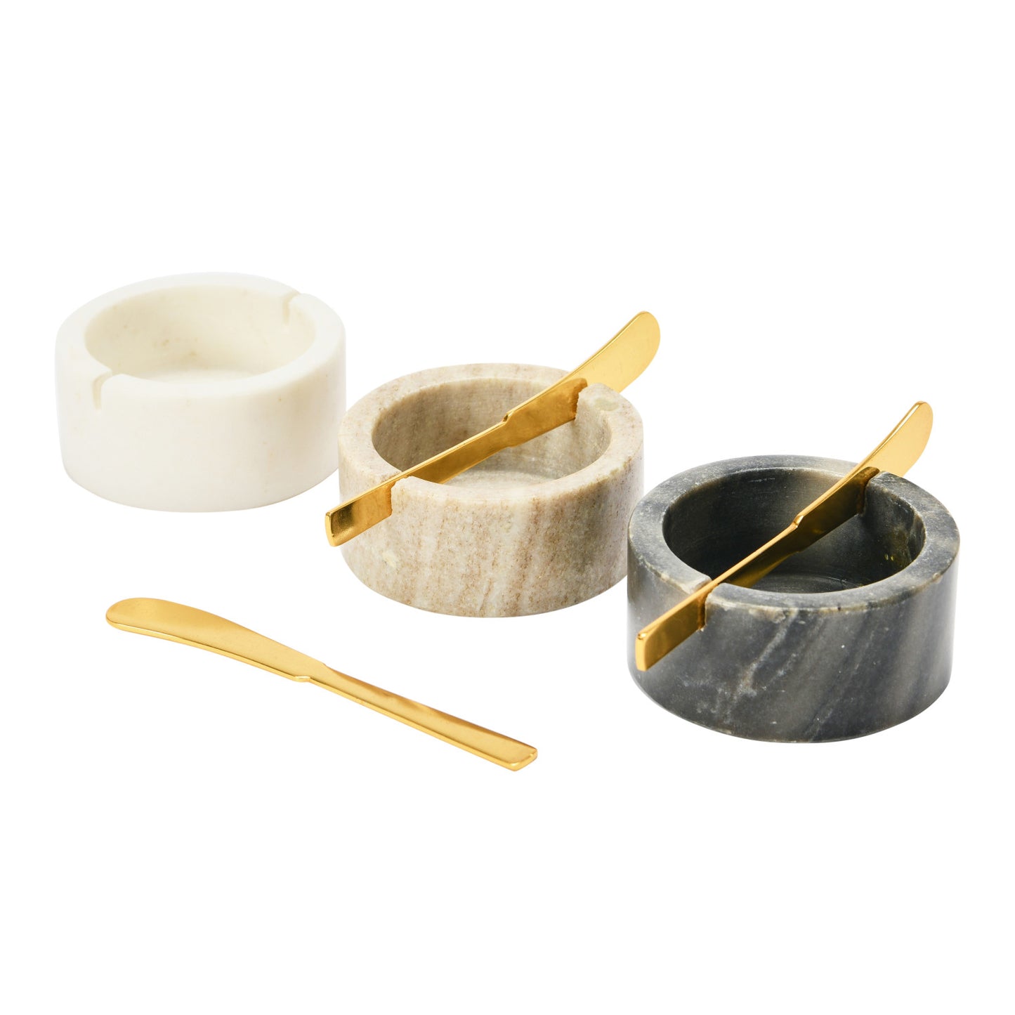 Marble Bowl w/ Knife