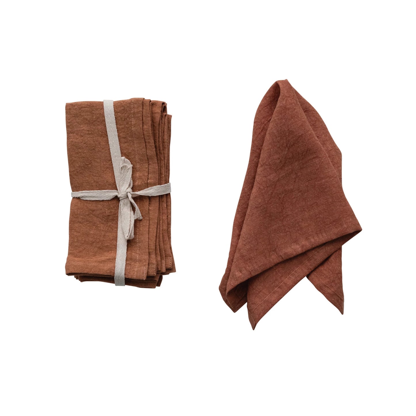 18" Square Linen Napkins s/4