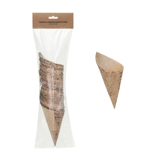 Bamboo Snack Cones