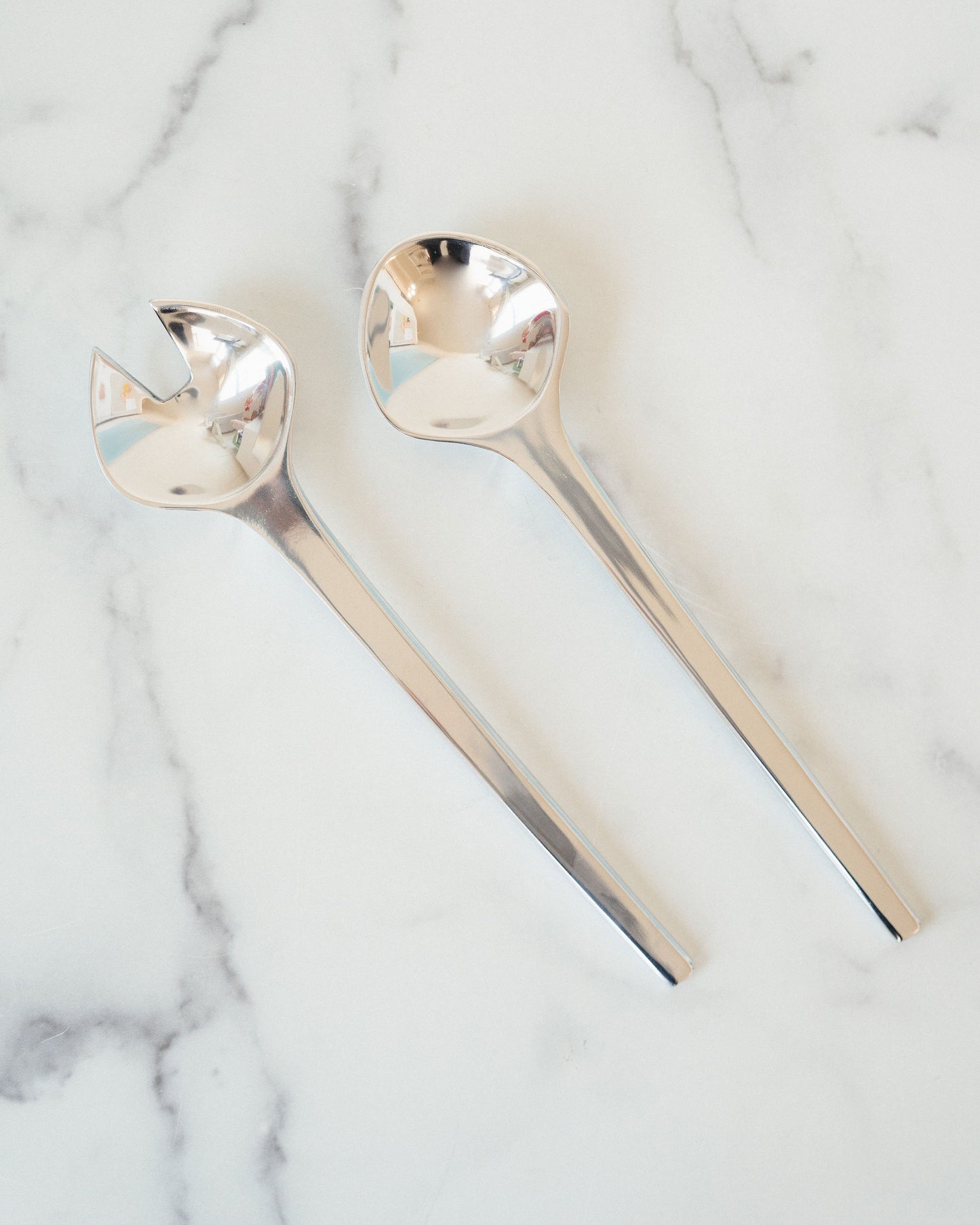 Mid Century Salad Servers