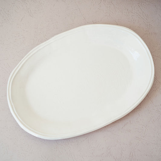 Double Line Oval Platter