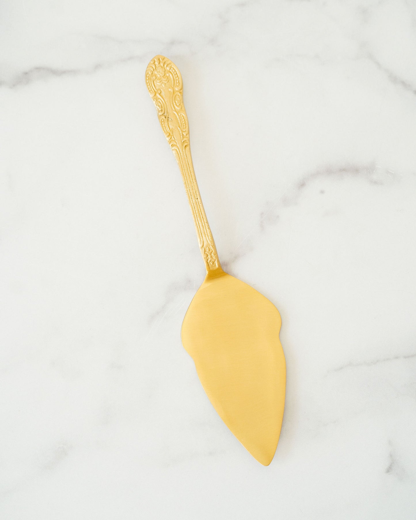 Brass Cake Server