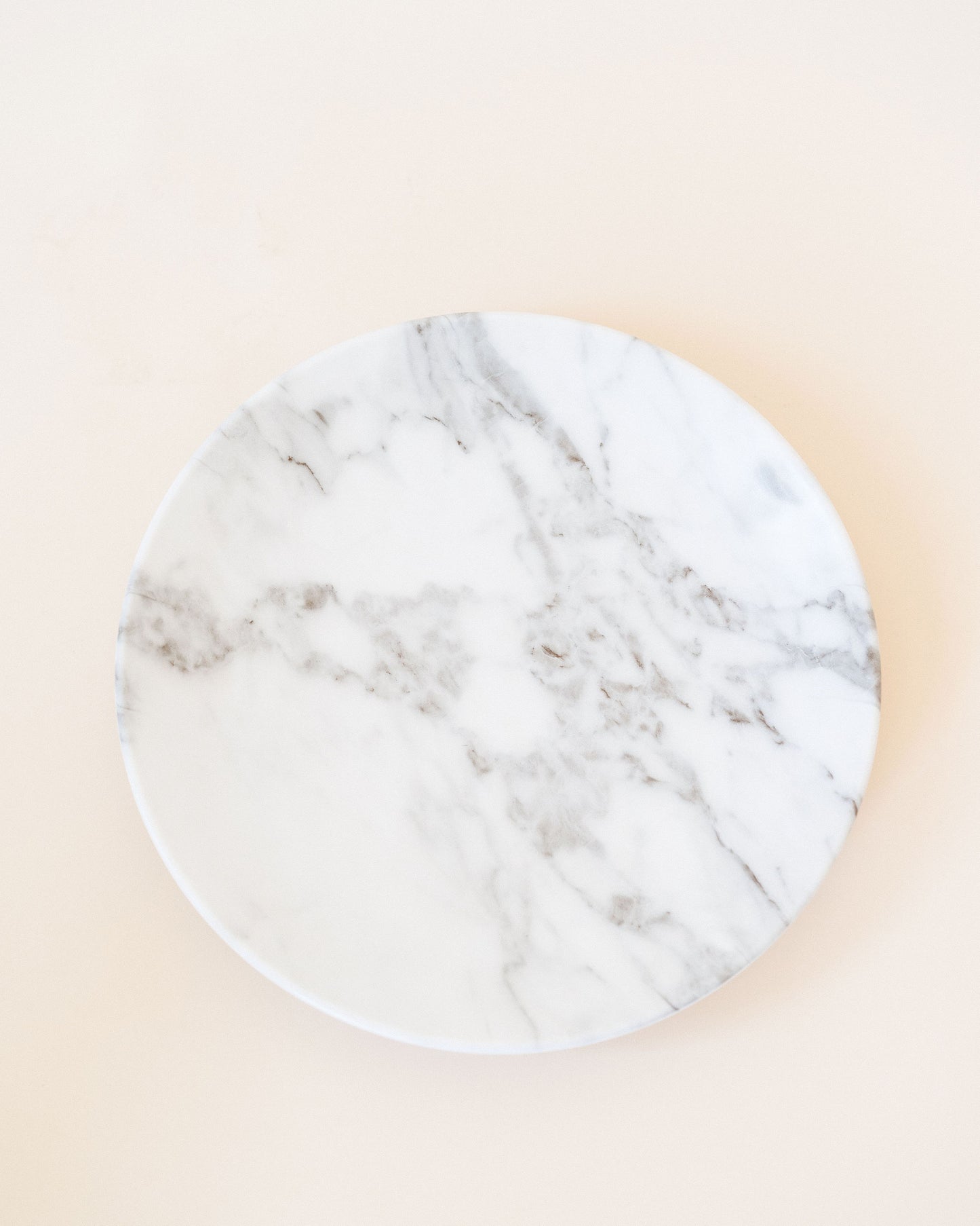 marble dinner plate