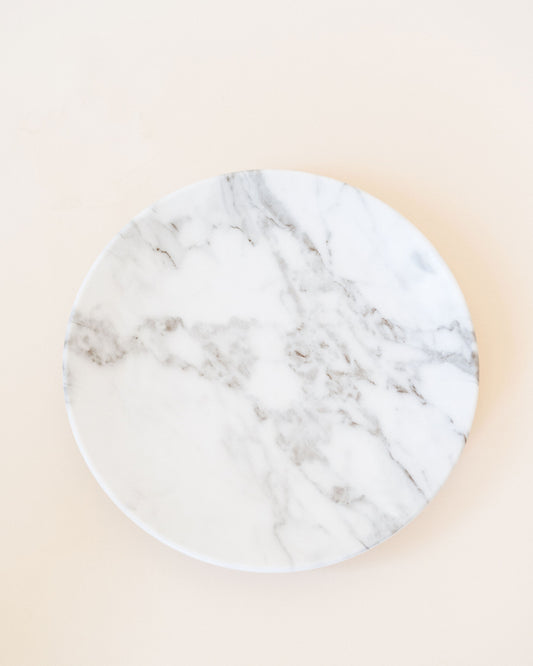 marble dinner plate