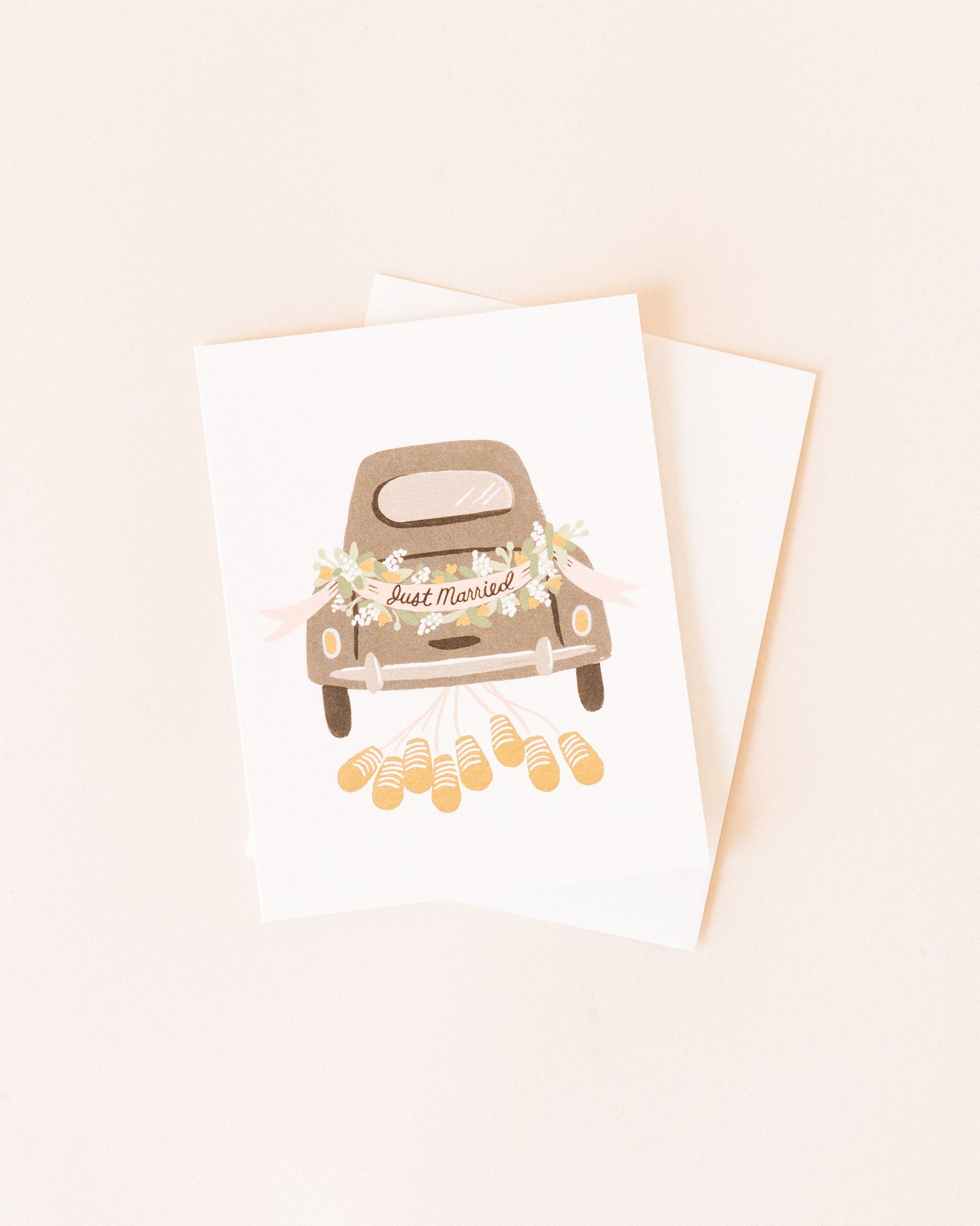 Just Married Getaway Card