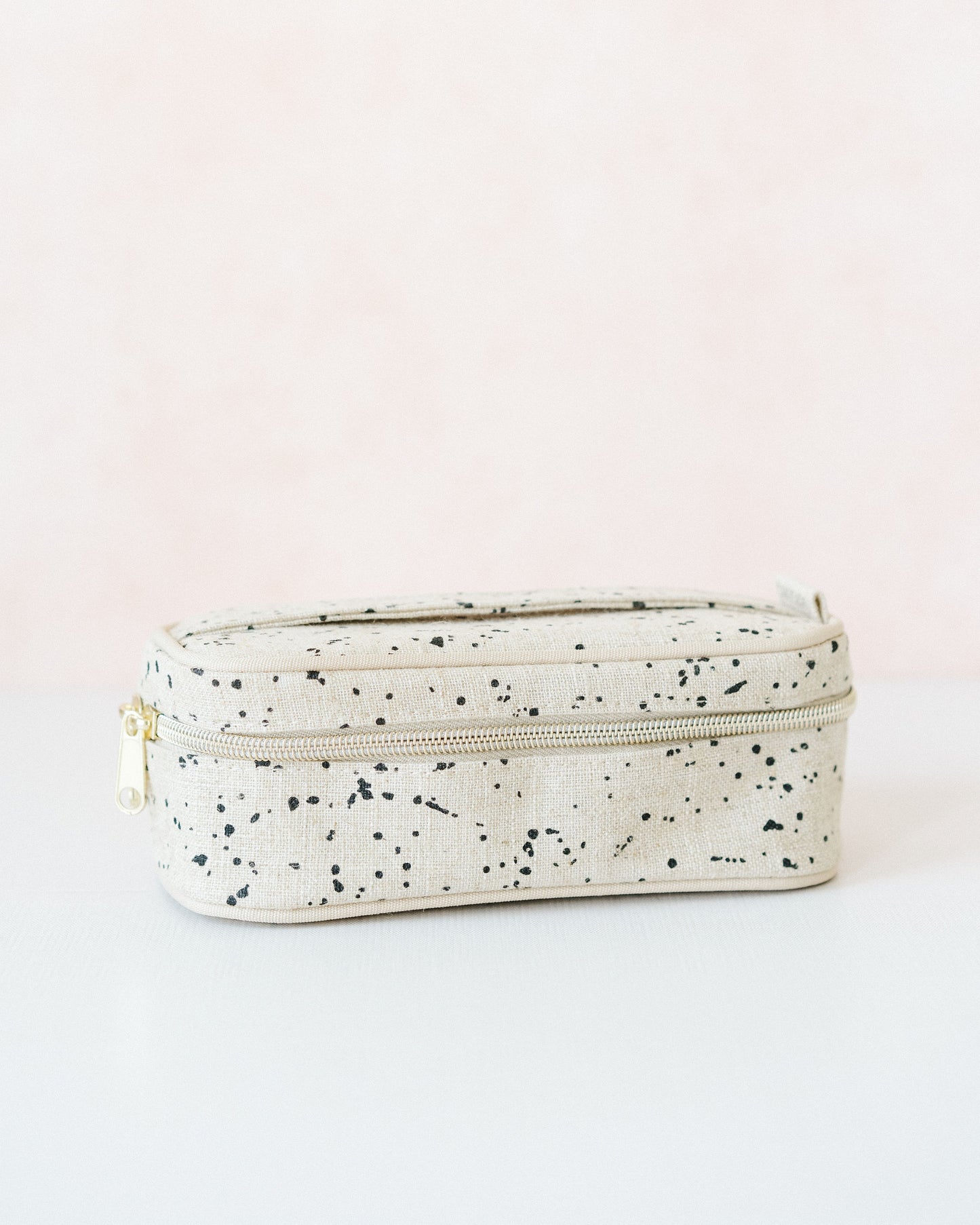 Splatter Linen Poche
