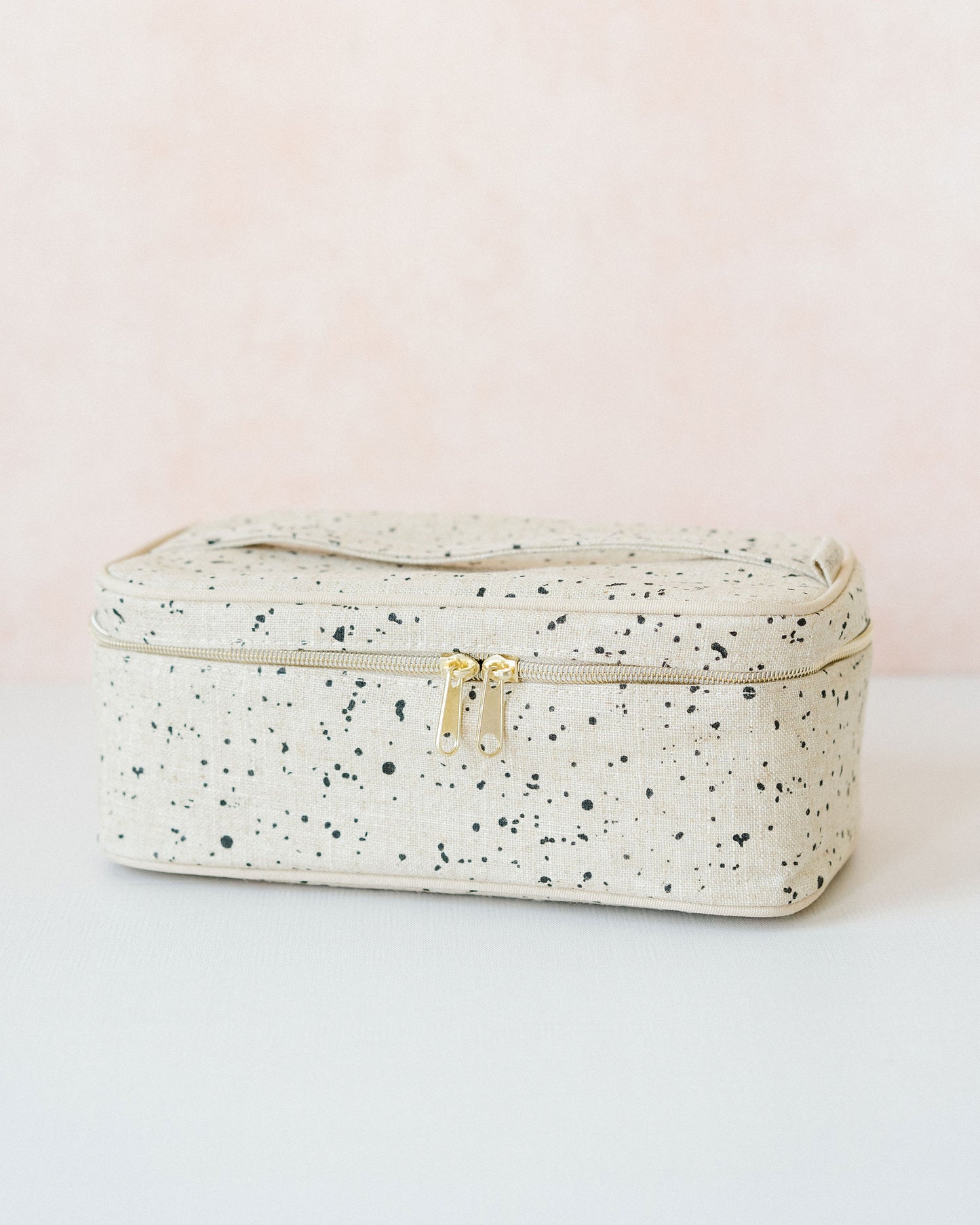 Splatter Linen Poche