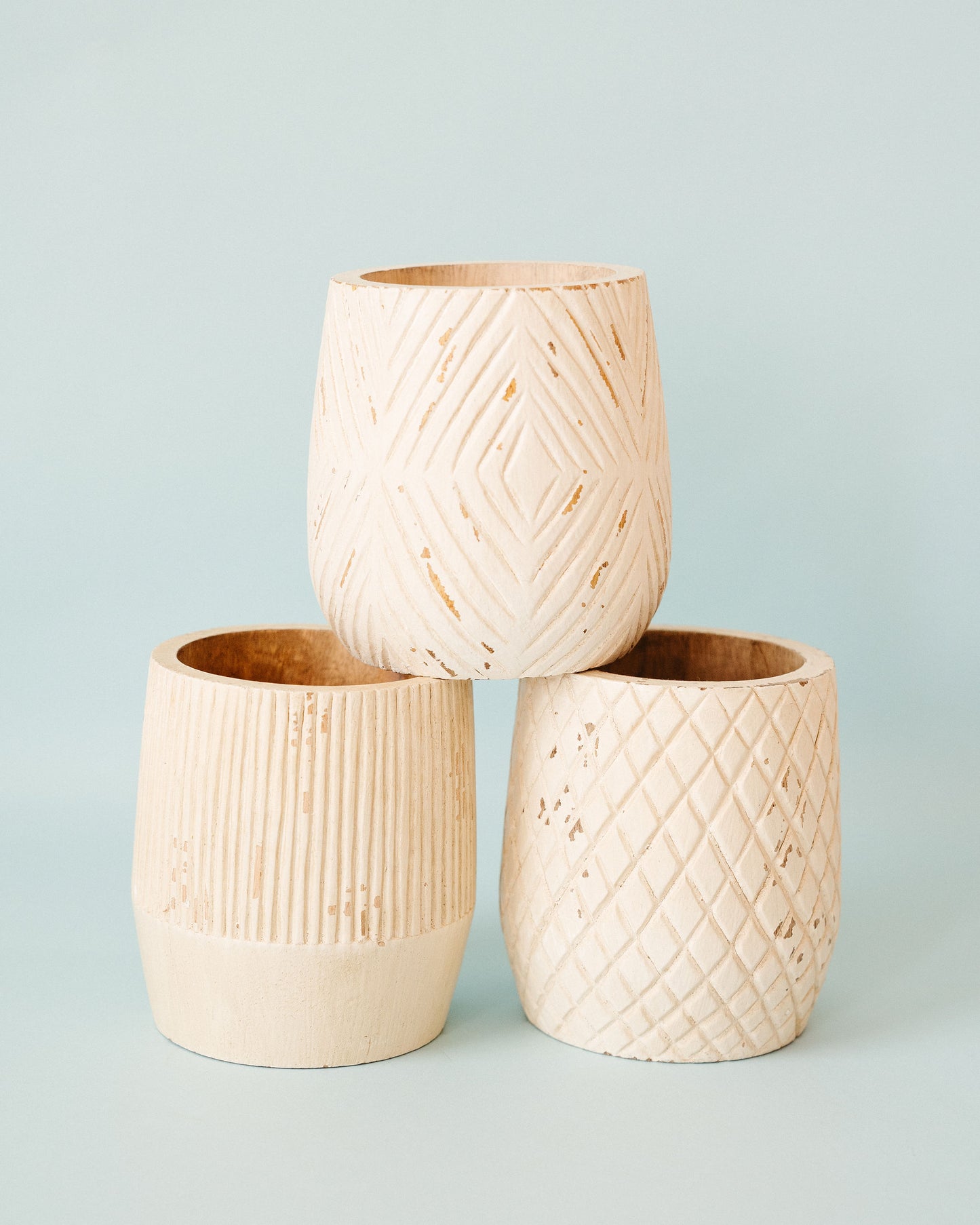 Antique Wood Planter