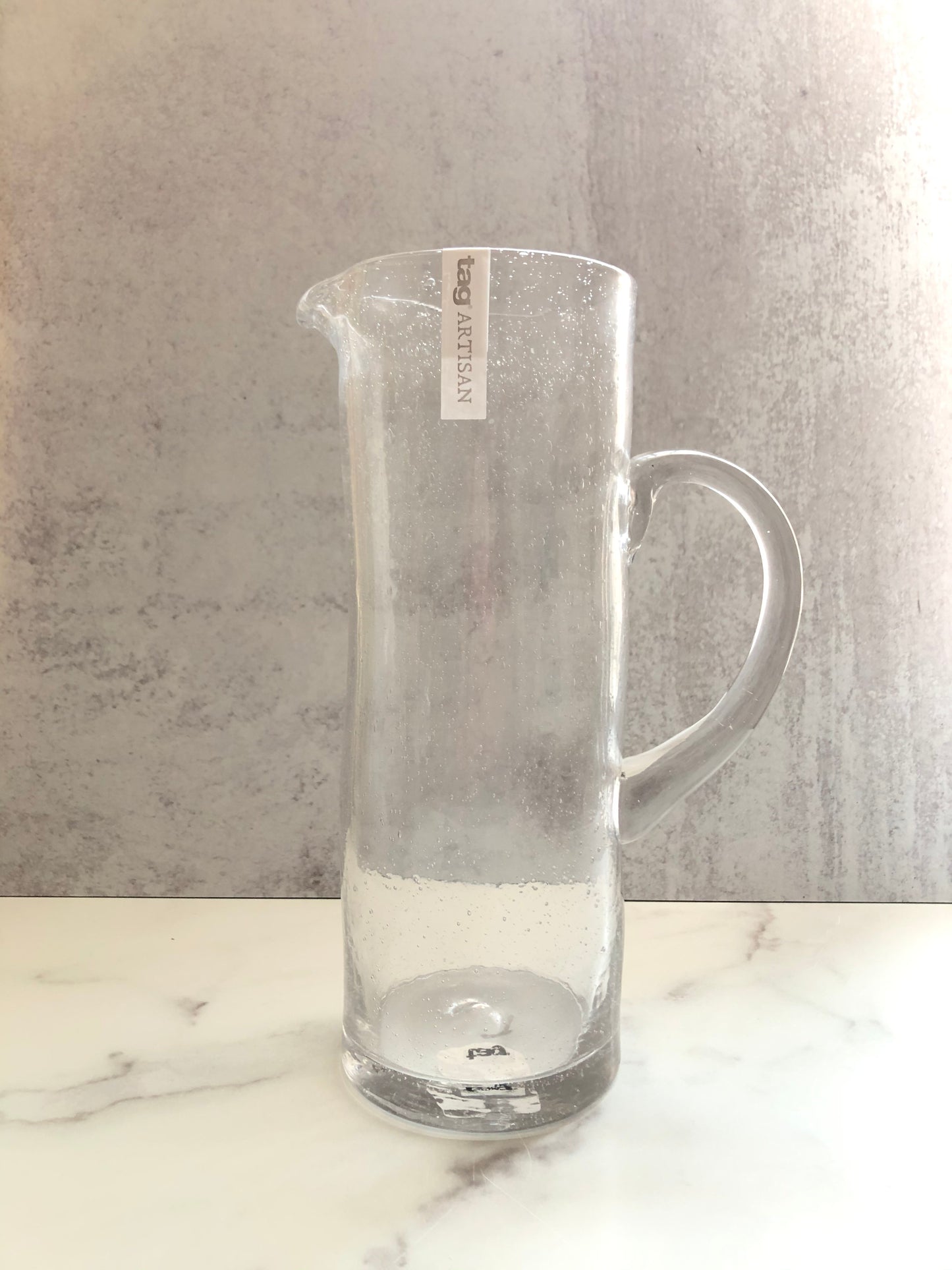Bubble Glass Tall Pitcher