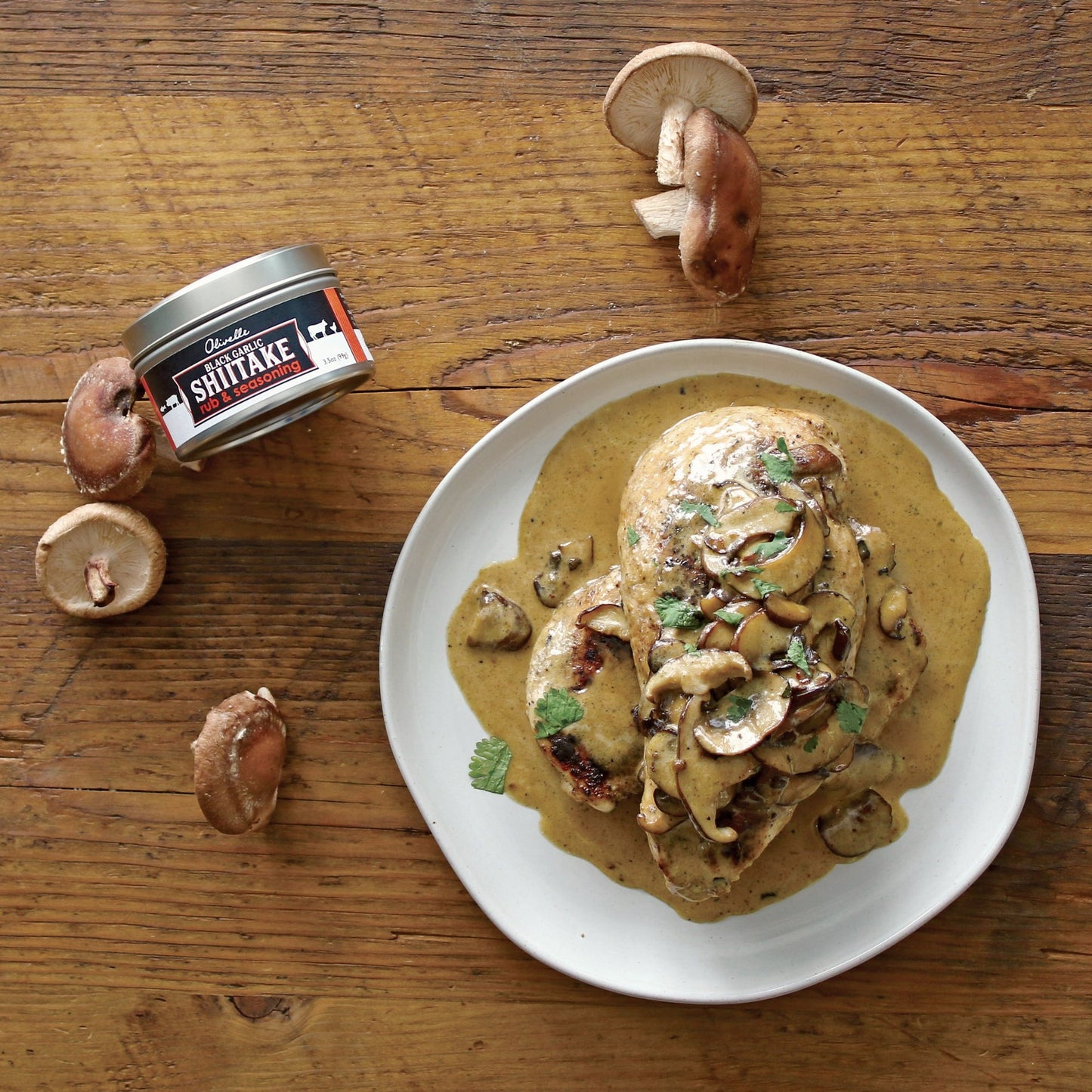 Black Garlic & Shiitake Rub