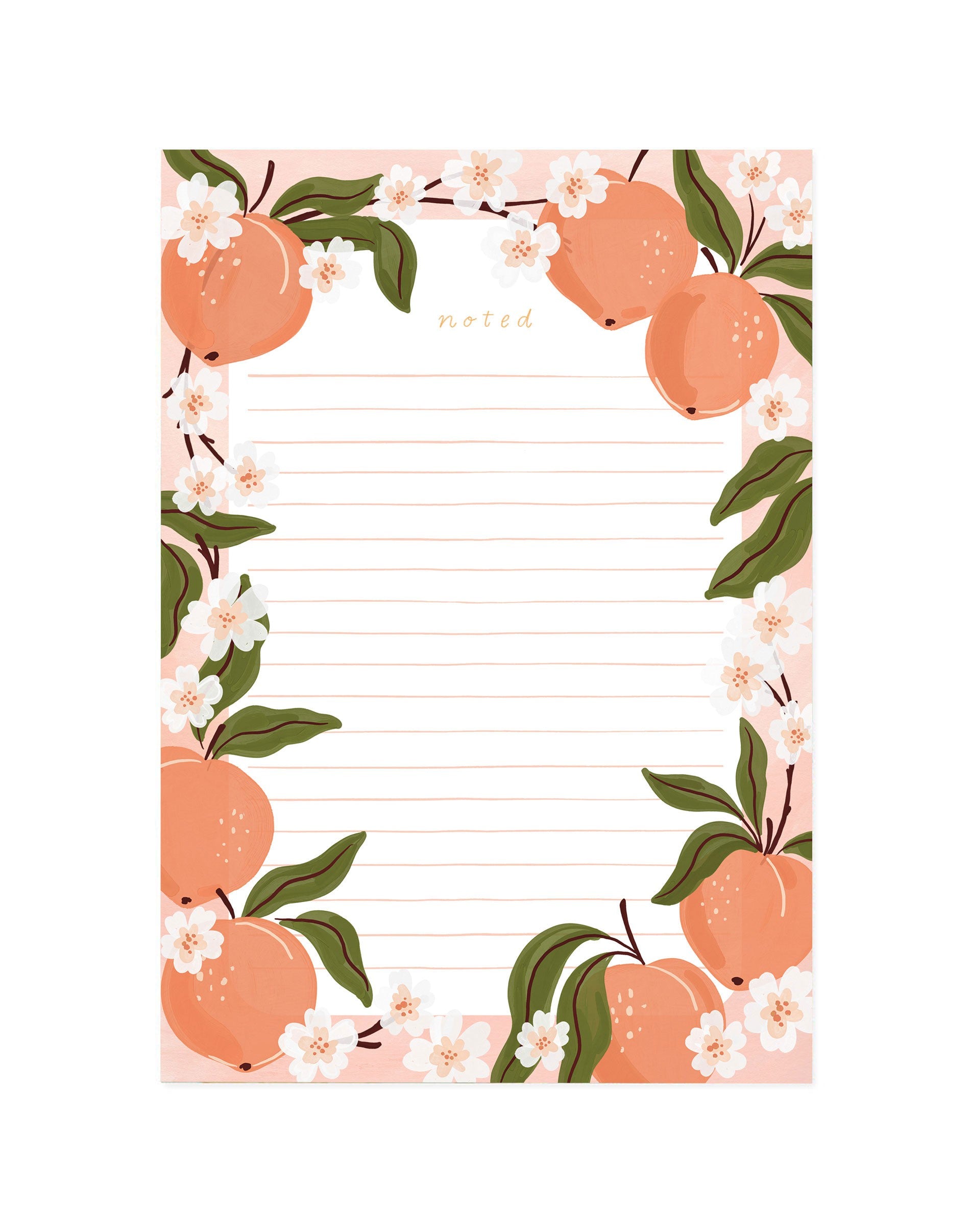 Peach Today Notepad