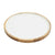 Flat Wood & Enamel Tray