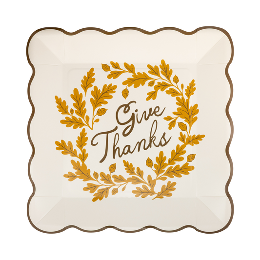 Give Thanks 10" Paper Plates