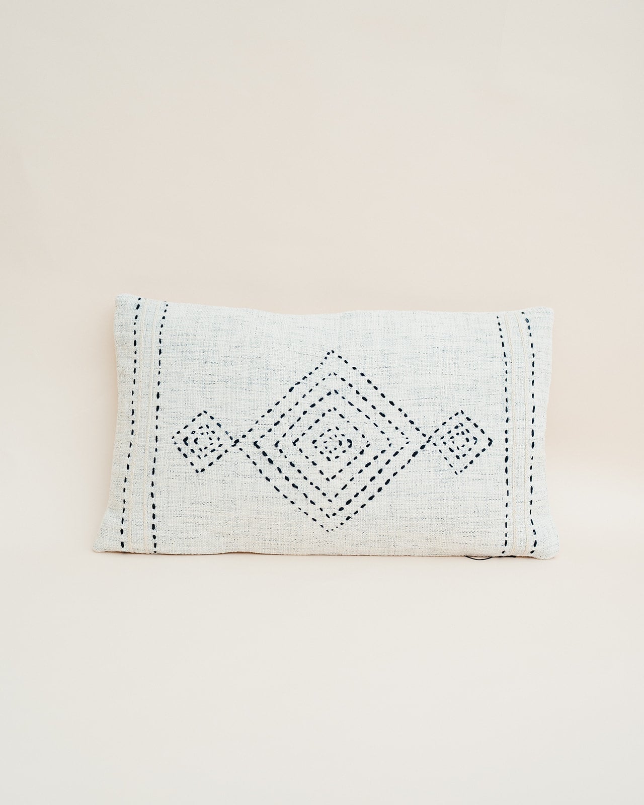 Lumbar Pillow W/Embroidery & Gold Thread