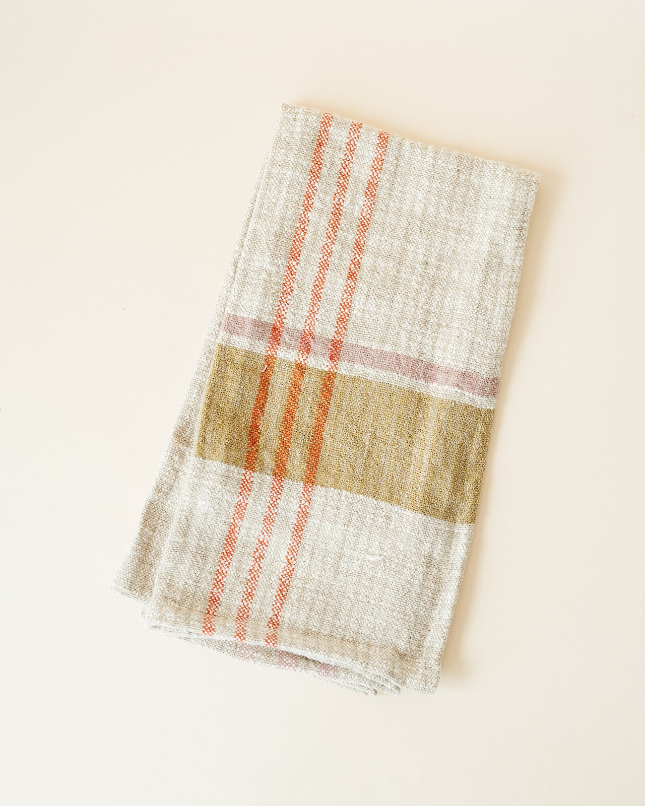 Woven Cotton Plaid Tea Towel