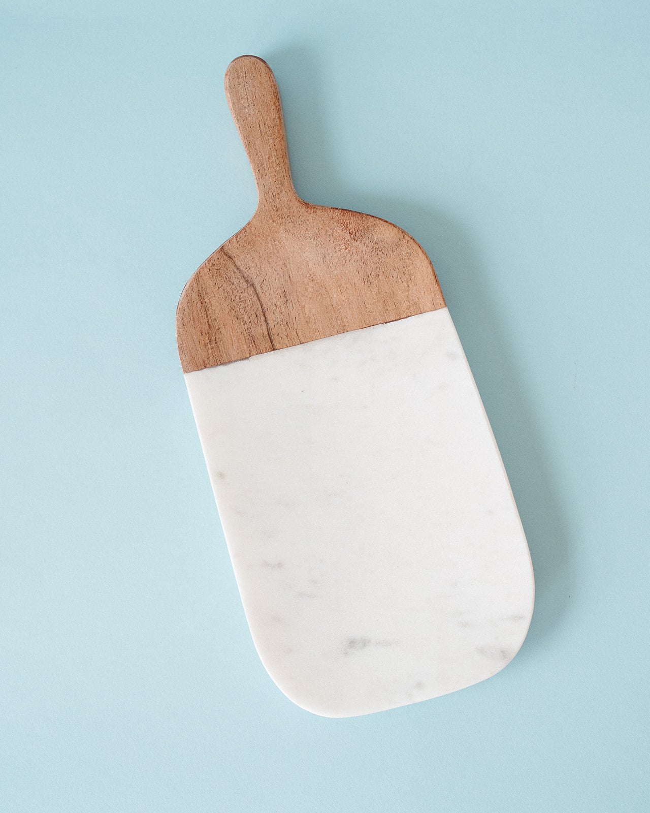 Marble Board with Wood Handle