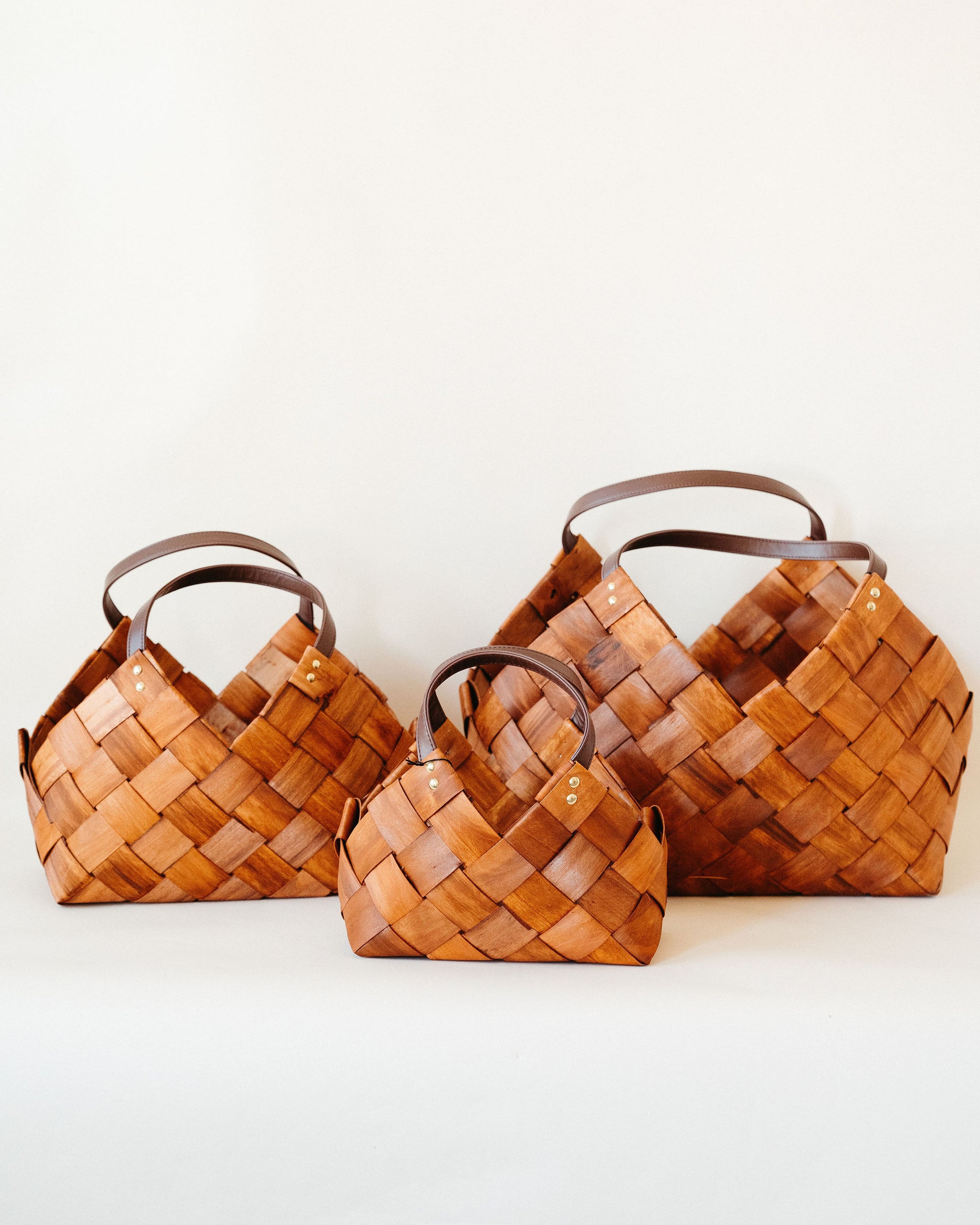 Woven Basket with Handle