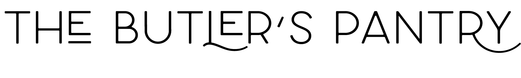The Butler's Pantry type logo