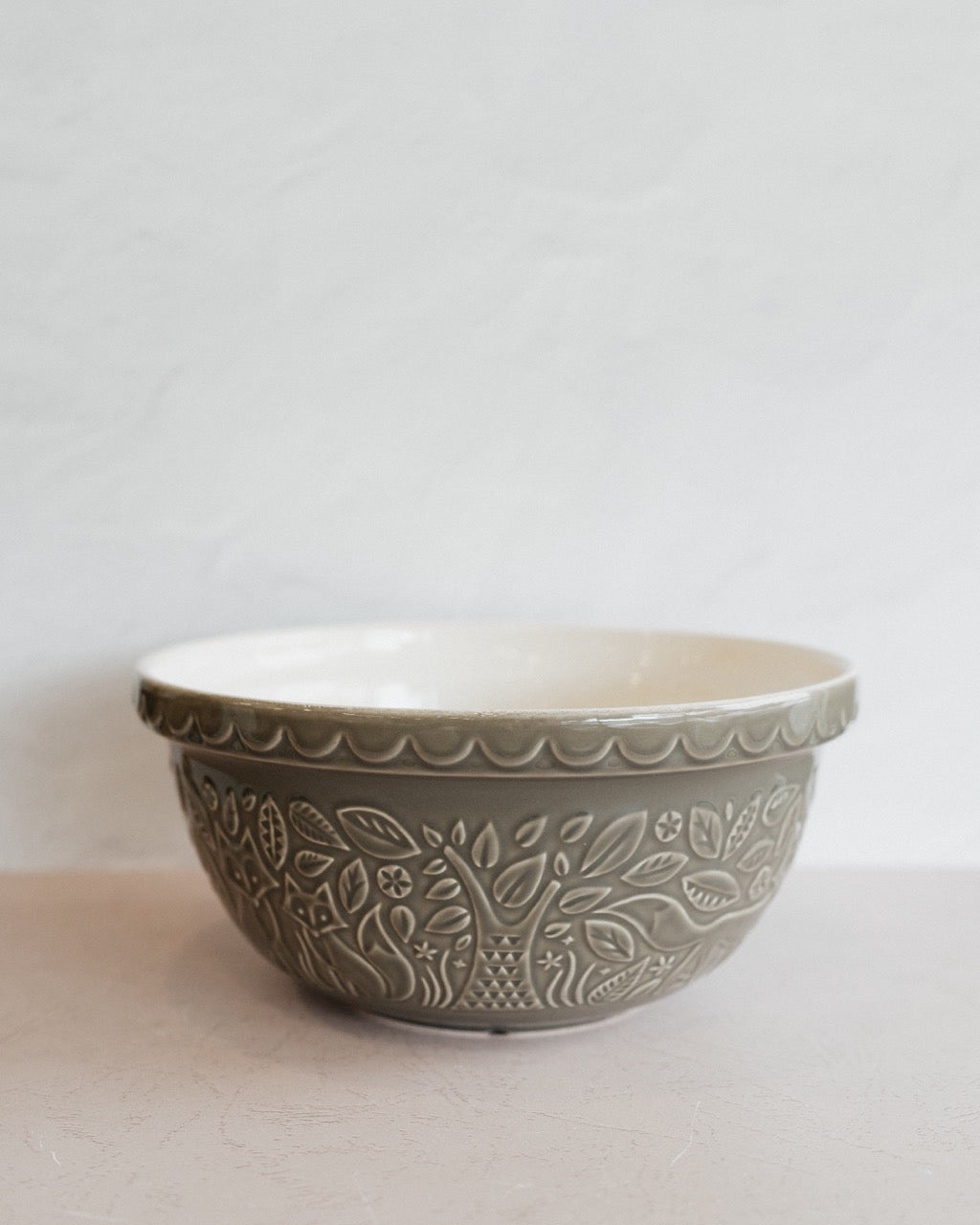 In the Forest Bowl 11" Grey Owl