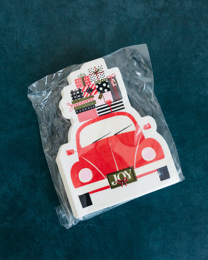 Christmas Car Napkin
