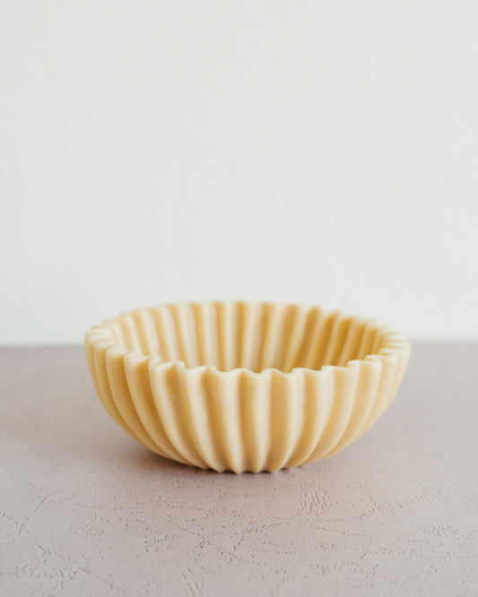Resin Pleated Catch-All  Bowl