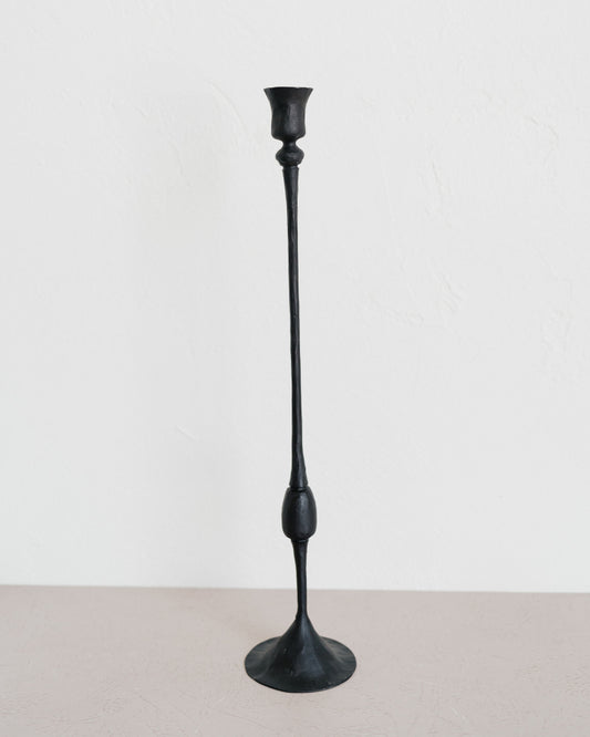 20"H Cast Iron Taper Holder