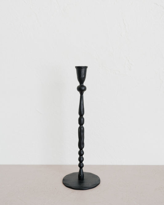 12"H Cast Iron Taper Holder