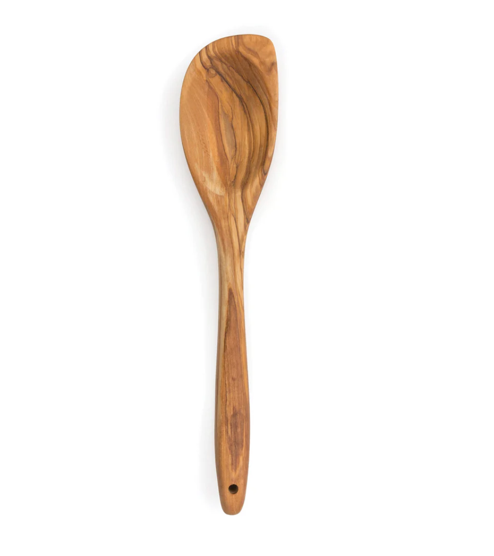 Olive Wood Curved Spoon