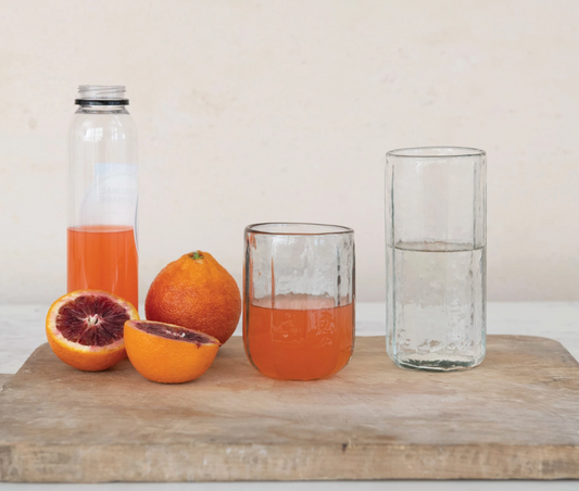 15 oz. Hand-Blown Drinking Glass